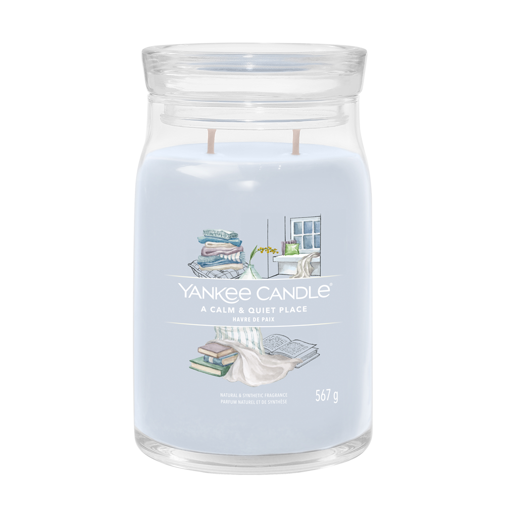 YANKEE CANDLE SIGNATURE, A Calm & Quiet Place, Large (567g)