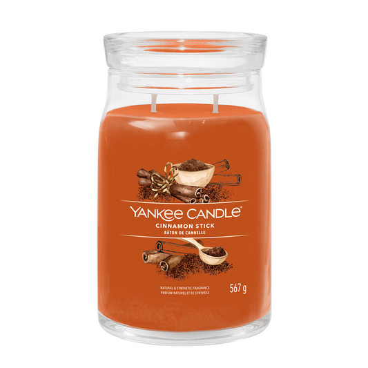 YANKEE CANDLE, SIGNATURE, Duftkerze Cinnamon Stick, Large Jar