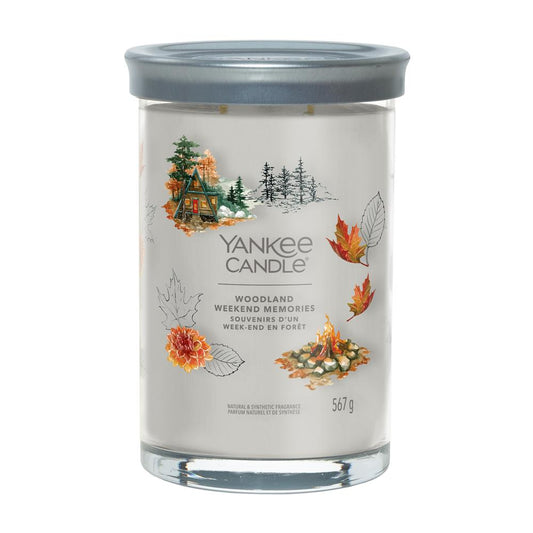 YANKEE CANDLE SIGNATURE, Woodland Weekend Memories, Large Tumbler