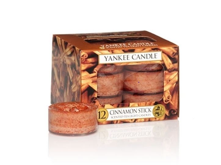 YANKEE CANDLE, Cinnamon Stick , Tea Lights, 
12 Stück